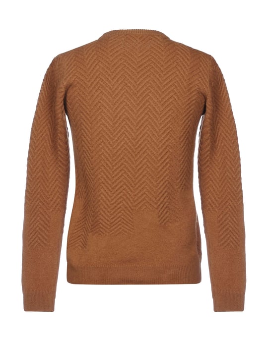 KNITWEAR Roberto Collina Brown Man Merinos Wool
