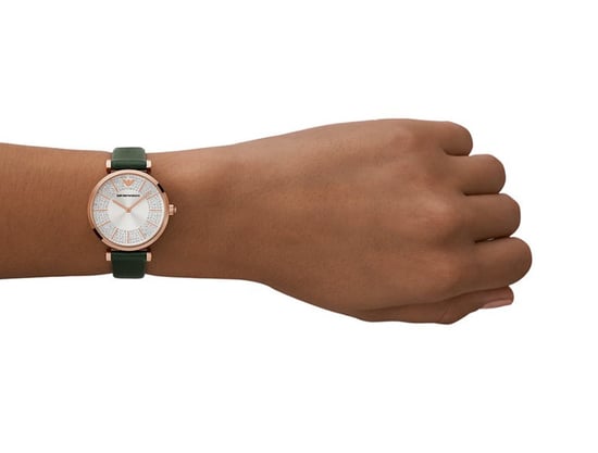 Emporio Armani Gianni T-bar Women's Green Watch AR11517