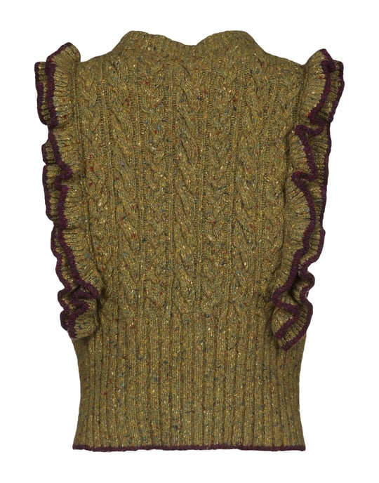 Topwear Alberta Ferretti Military Green Women's Wool