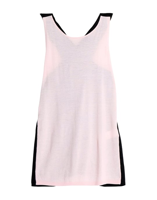 Amanda Wakeley Light Pink Cashmere Knit Tank
