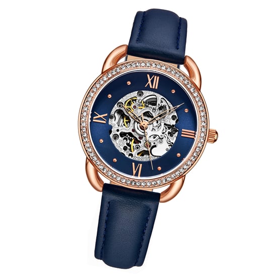 Marineblau und Roségold Automatik 36mm - Image 2