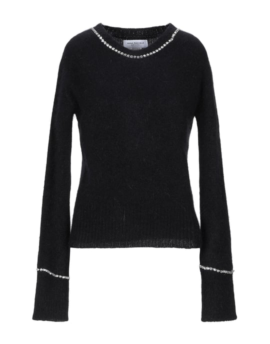 Anna Rachele Black Angora Jumper