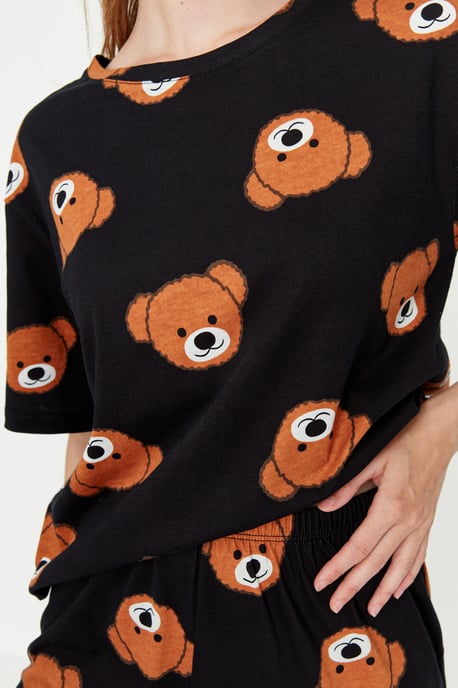 Trendyol Femmes Vélo Collier Pyjama Ensemble 2 pieces - Image 3