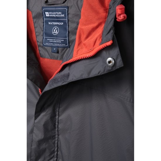 Mountain Warehouse Herren Torrent Wasserdichte Jacke (Dunkelgrau) - Image 5