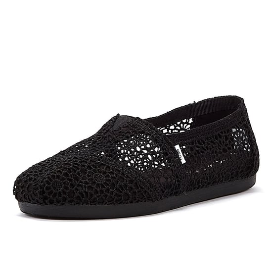 TOMS Apargata Crochet Damen Schwarz Espadrilles - Image 3