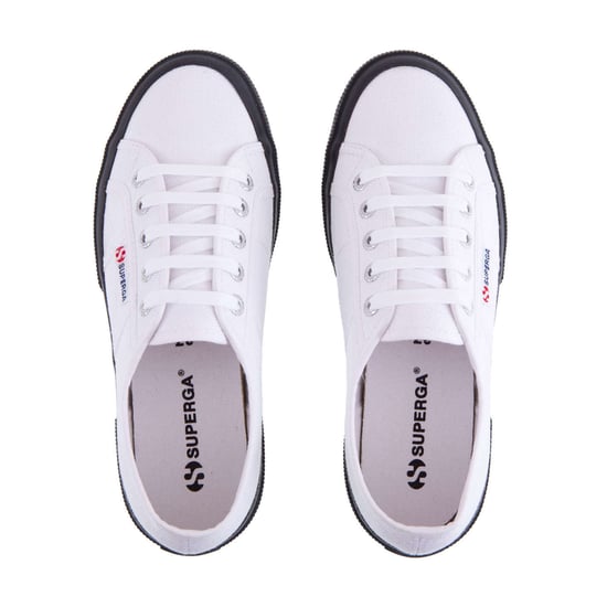 Superga Unisex Erwachsene 2750 Cotu Classic Turnschuhe (Weiß/Schwarz) - Image 4