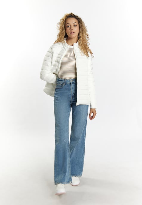 Mymo Leicht wattierte Jacke Damen Wollweiß - Image 2