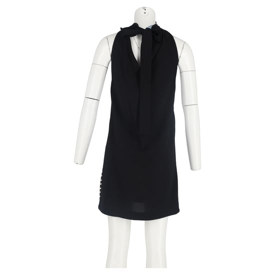 Prada Bedrucktes Mini-Rückenbandkleid aus mehrfarbiger Viskose - Image 6