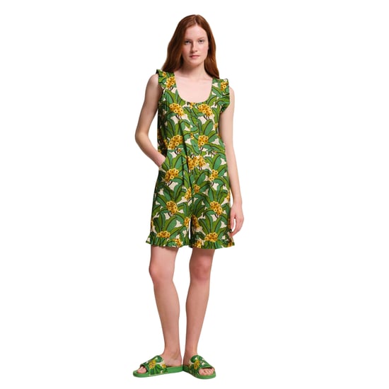 Regatta Womens/Ladies Orla Kiely Tropical Playsuit (Green)