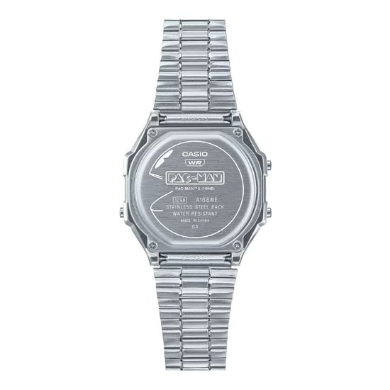Casio Casio Collection Vintage Pac-man 45th Anniversary Silber Herren Armbanduhr A168WEPC-7AER - Image 6