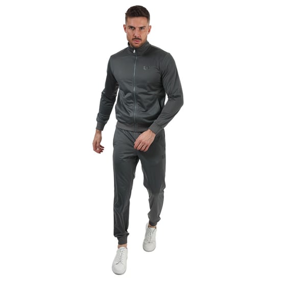 Emporio Armani EA7 Core ID poly tracksuit for men in gray