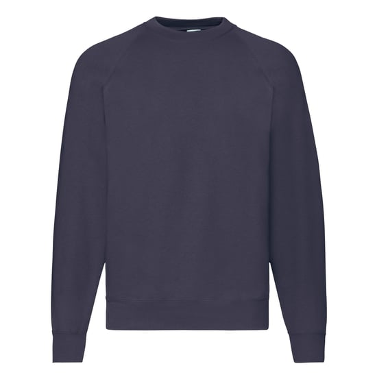 Fruit Of The Loom Herren Raglan-Ärmel Belcoro® Sweatshirt (Deep Navy) - Image 2