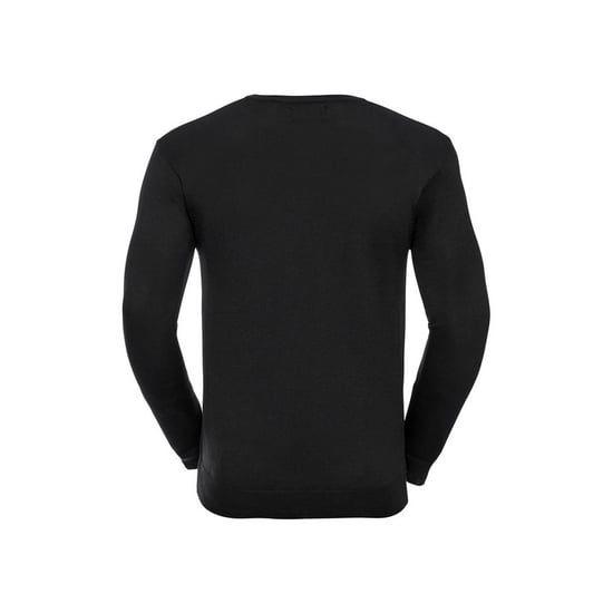 Russell Collection - Sweatshirt V-Ausschnitt für Herren (Schwarz) - Image 2