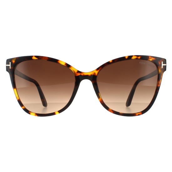 Tom Ford Cat Eye Damen Dunkel Havanna Braun Verlauf - Image 1
