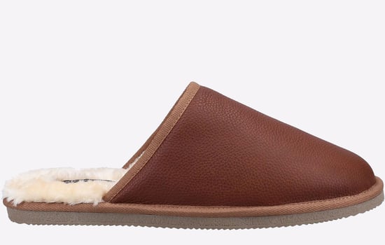 Hush Puppies Coady Wildleder-Hausschuhe Für Herren In Beigefarben - Image 1