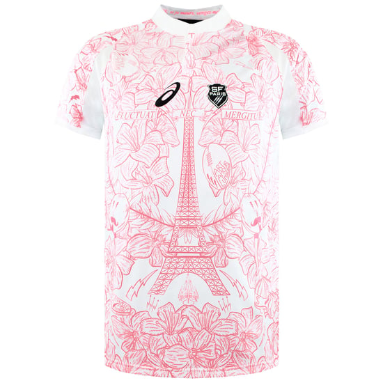 Asics Stade Francais Paris 2018/19 Herren-Rugby-Shirt - Image 1