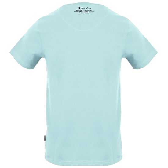 Aquascutum Large Shield Aldis Logo Himmelblaues T-Shirt - Image 2
