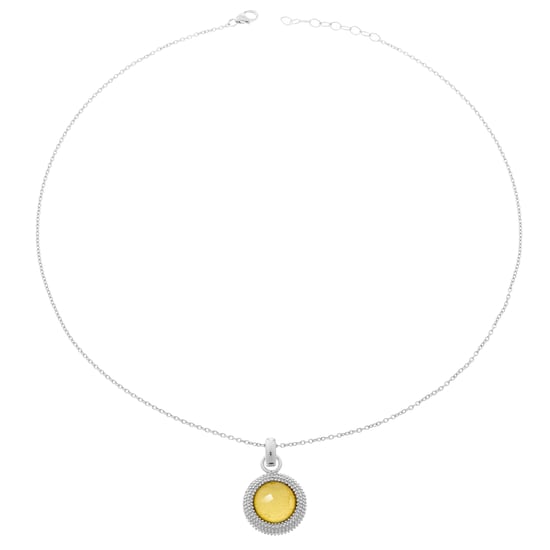 Orphelia Women's 925 Sterling Silver Chain with Pendant - Silver ZH-6041/2