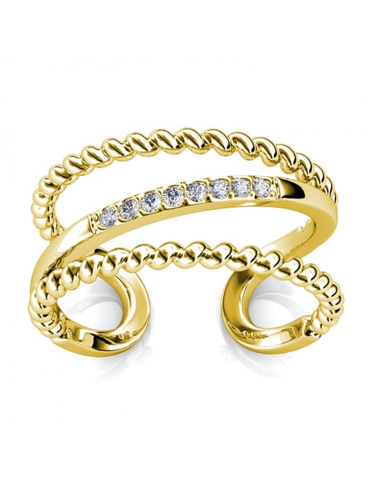 Irving Ring - Gold und Kristall - Image 3