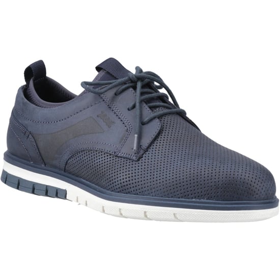 Pod Murphy Leder Herren Navy Schnürschuhe - Image 1