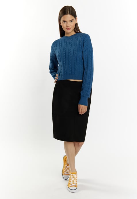 Mymo Strickpullover Damen Marine - Image 2