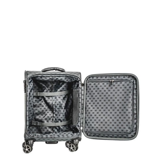 Gray lightweight cabin suitcase