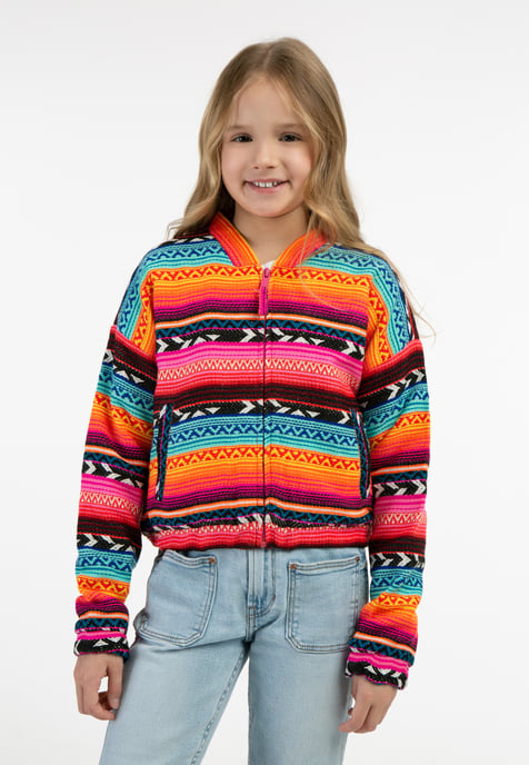 Mymo Bomberjacke Mädchen Mehrfarbig Neon Pink - Image 3