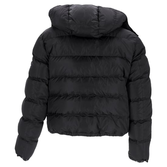 Prada Sport Stepp-Jacke mit Kapuze aus schwarzem Nylon - Image 3