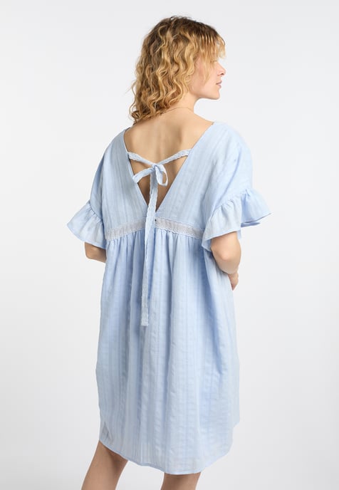 Dreimaster Kleid Damen Hellblau - Image 4