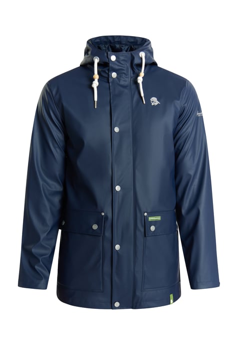 Schmuddelwedda Regenjacke Herren Marine - Image 1