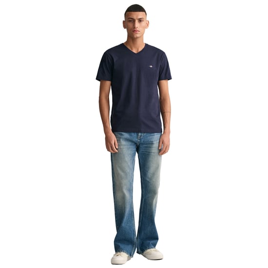 Gant Slim Shield V-Neck T-Shirt - Image 5