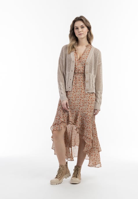 ThreeMaster Vintage Wide Mesh Cardigan