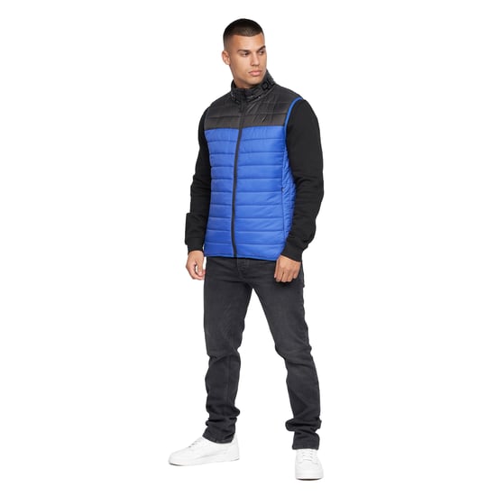 Crosshatch - "Presnell" Weste Hoch geschnitten für Herren (Blau) - Image 4