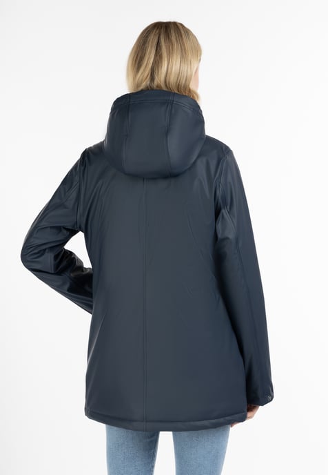 ICEBOUND Wattierte Regenjacke Damen Marine - Image 4