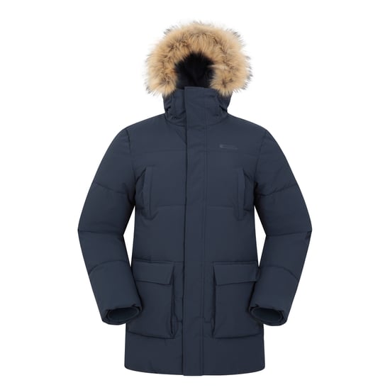 Mountain Warehouse Herren Fern wasserdicht gepolstert Parka (Marine) - Image 1