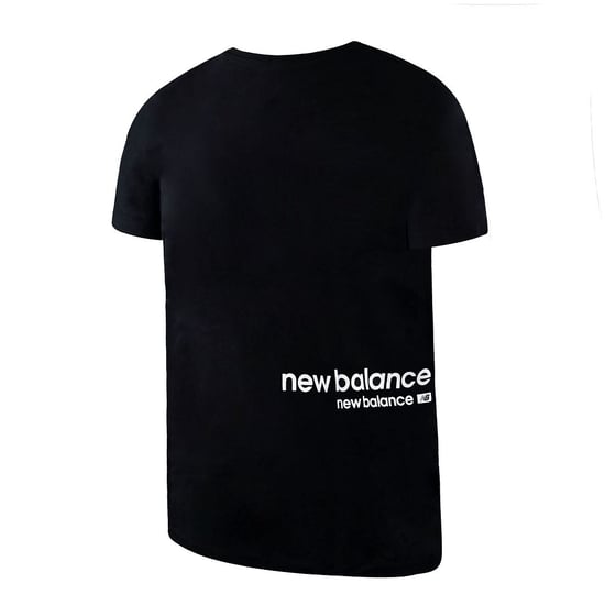 New Balance Short Sleeve Black Crew Neck Men NB Essentials ID T-Shirt MT13518 BK