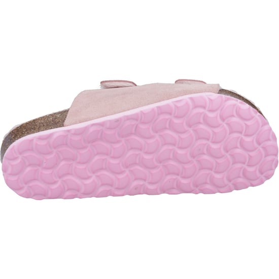 Hush Puppies Jessie Leder Damen Blush Pantoffeln - Image 3