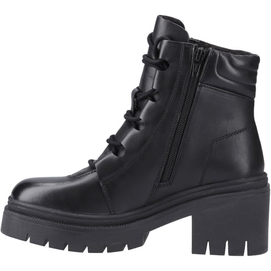 Pod Winona Leder Damen Stiefel Schwarz - Image 4