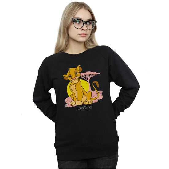 Disney Damen/Damen König der Löwen Simba Pastell Sweatshirt (Schwarz) - Image 2