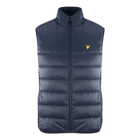 Lyle & Scott Wattierte Weste in Navy - Image 1