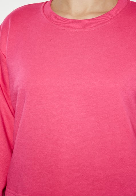 Mymo Sweatshirt Damen Rosa - Image 3