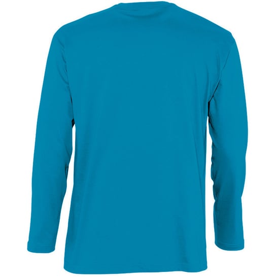 SOLS Herren Monarch Langarm T-Shirt (Aqua) - Image 2