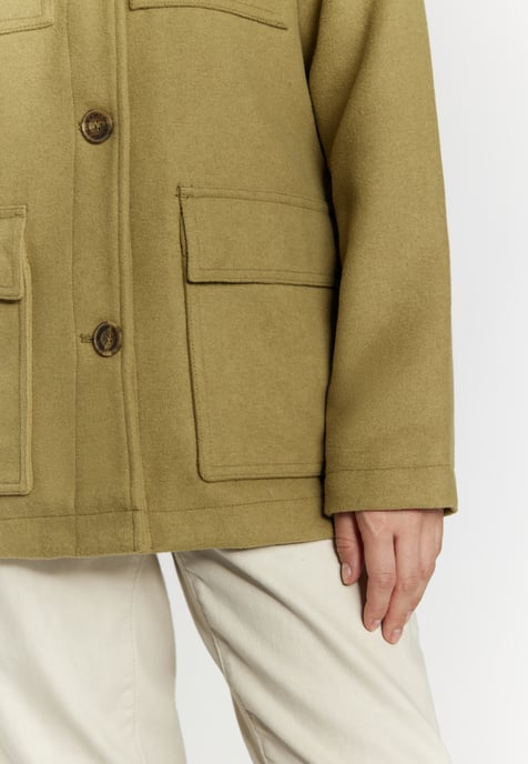 Dreimaster Übergangsjacke aus Wollgemisch Damen halloliv - Image 5