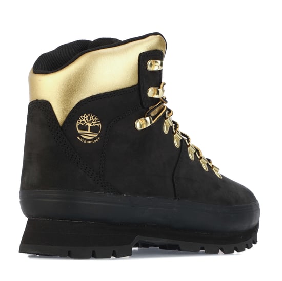 Women's Timberland Euro Hiker Hiking Boots in Black Gold