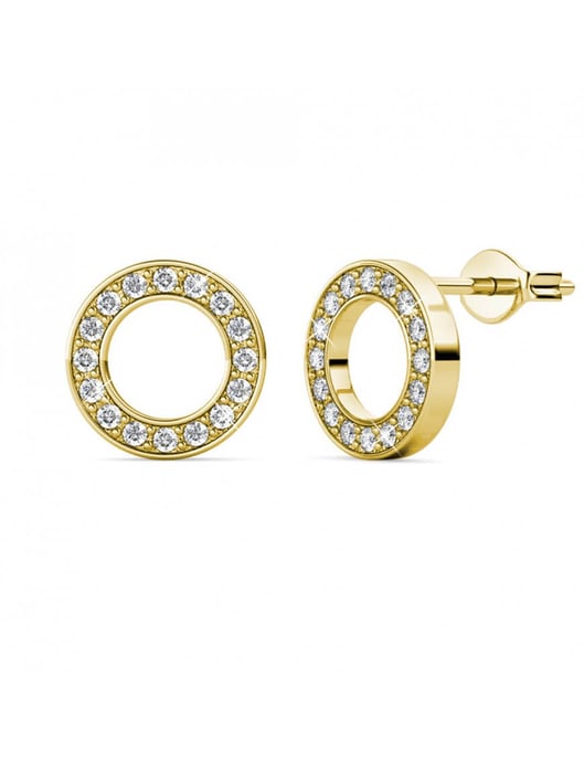 Ophir-Ohrringe - Gold und Kristall - Image 1