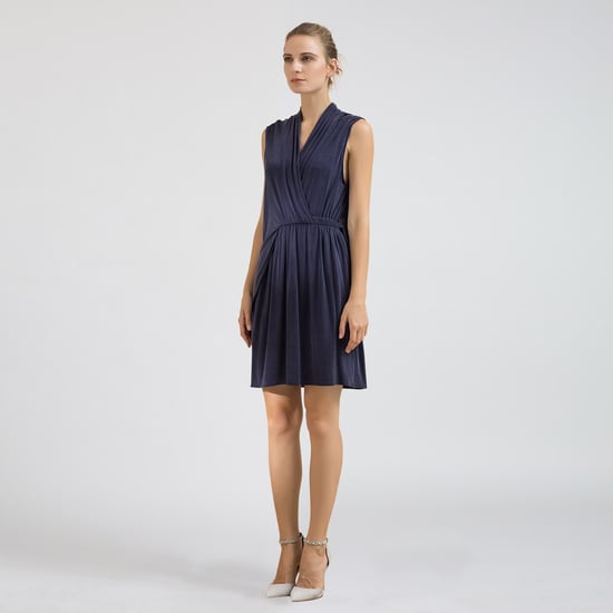 Drapiertes Cupro-Jersey-Kleid - Image 3