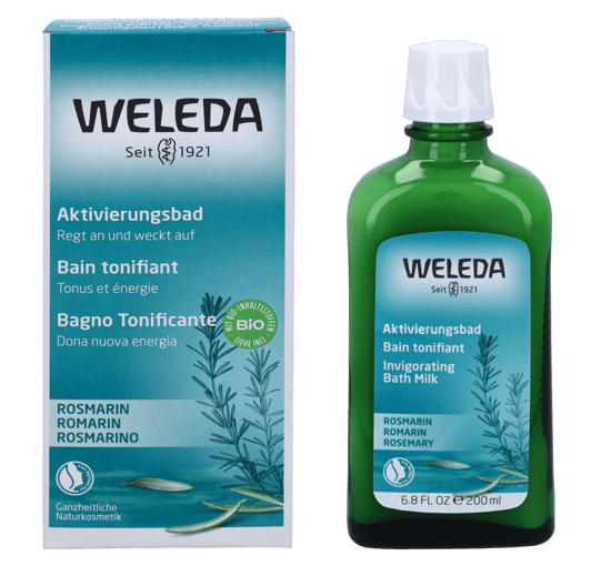 Weleda Rosemary Invigorating Bath Milk 200ml. - Image 1