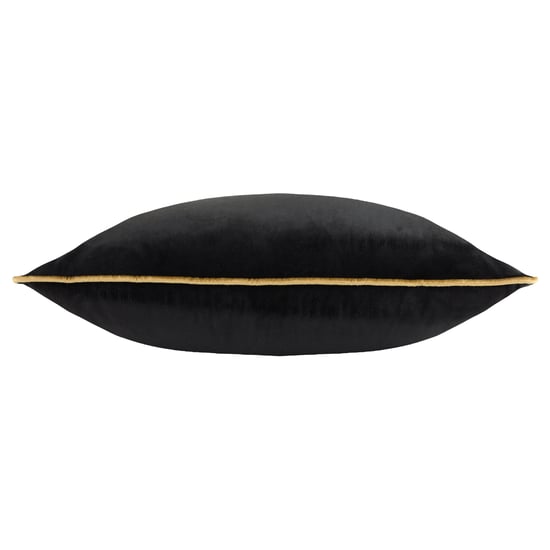 Paoletti Meridian Piped Velvet Feather Filled Cushion