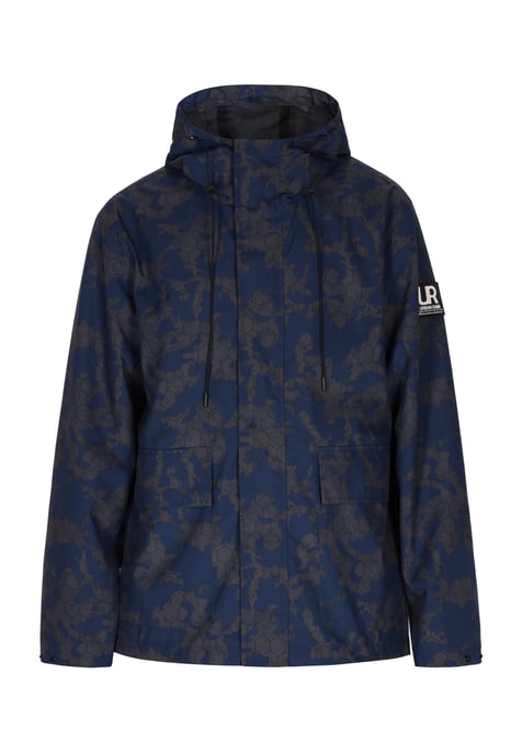 Schmuddelwedda Anorak Herren Dunkelgrau Marine Camouflage - Image 1