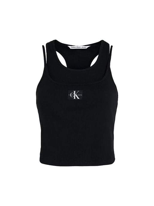 Calvin Klein Damen Classic Rippentop - Image 1
